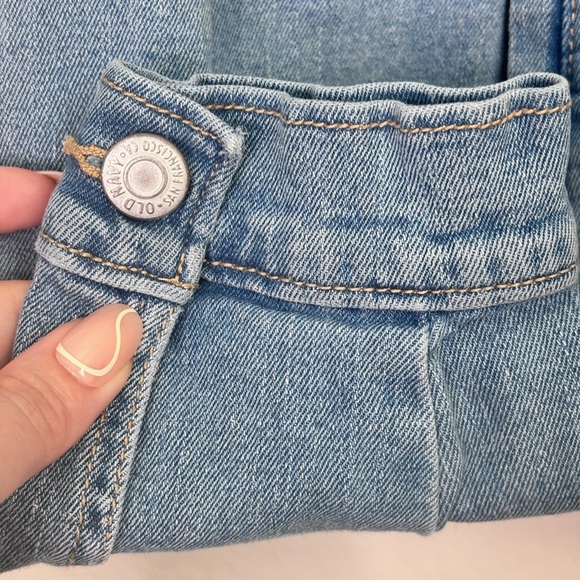 Old Navy Light Blue Denim Jacket Kids XL (14-16) - Picture 5 of 9